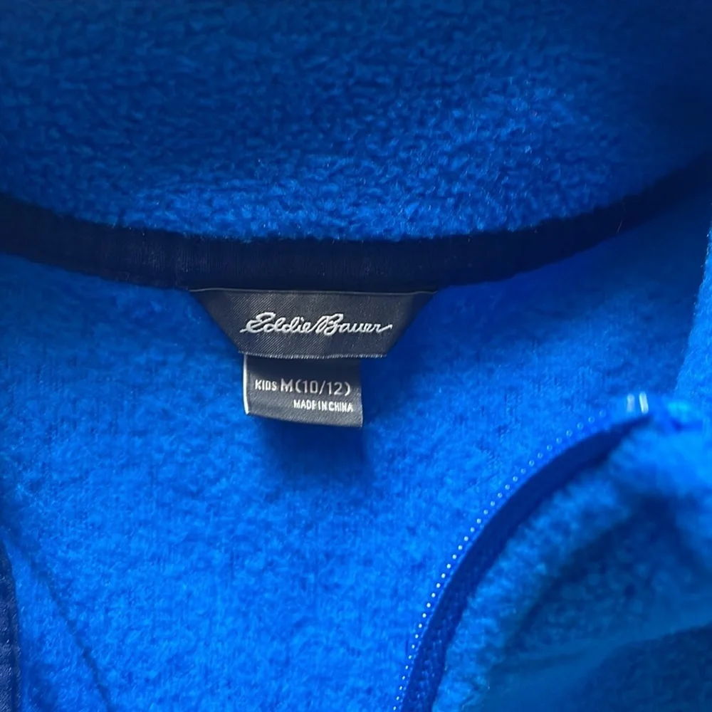 Eddie Bauer Fleece 1/4 Zip Pullover, Youth Size 10